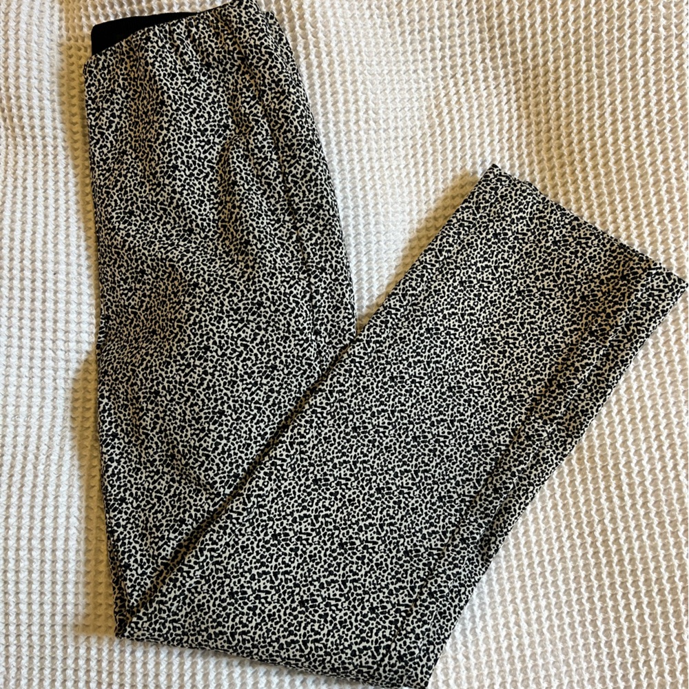Rag and bone Simone pant black and white print